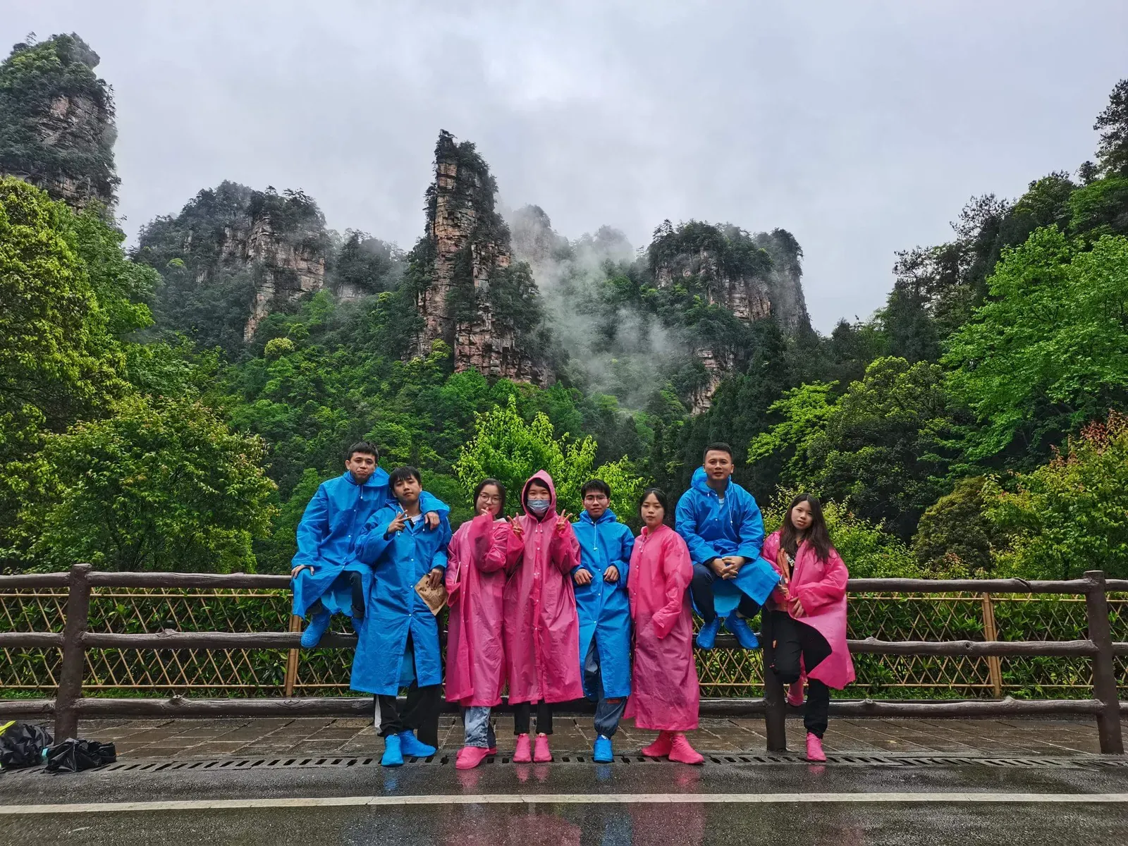 Tourists Group Photo